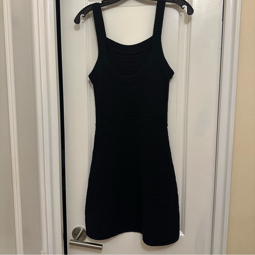 H&M Black Knit Mini Dress - Picture 6 of 8
